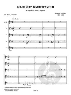 Belle nuit, ô nuit d'amour von Jacques Offenbach 