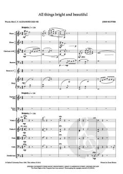 All things bright and beautiful von John Rutter (Download) 