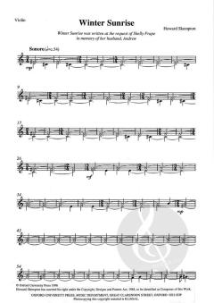 Winter sunrise von Howard Skempton (Download) 