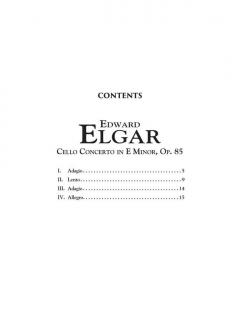 Violoncello Concerto in E minor op. 85 von Edward Elgar im Alle Noten Shop kaufen