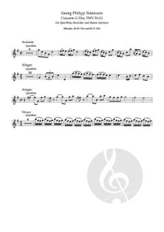 Concerto G-Dur von Georg Philipp Telemann (Download) 