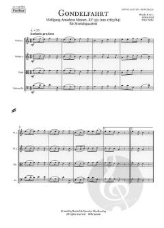 Gondelfahrt KV 331 von Wolfgang Amadeus Mozart 
