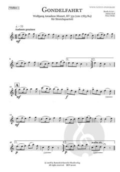 Gondelfahrt KV 331 von Wolfgang Amadeus Mozart 