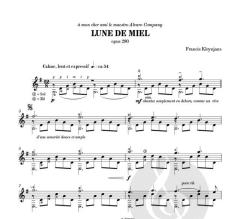 Lune de miel op. 280 von Francis Kleynjans 
