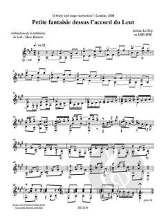 Fantaisies et danses 1 von Adrian Le Roy 