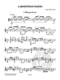 4 Argentinian Dances von Sergio Fabian Lavia 