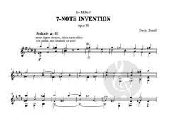 7-Note Invention op. 58 von David Braid 