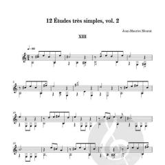 12 Études Très Simples 2 von Jean-Maurice Mourat 