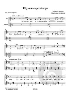 L'hymne au printemps von Félix Leclerc 