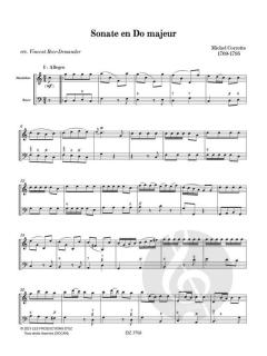Sonate En Do Majeur von Michel Corrette 