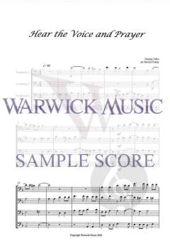 Hear the Voice and Prayer von Thomas Tallis 