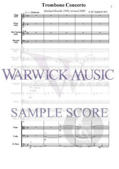 Trombone Concerto von Michael Brooks 