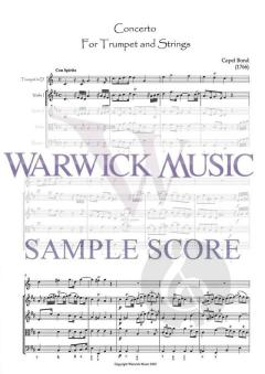 Trumpet Concerto von Capel Bond 