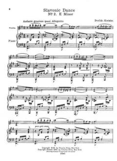 Slavonic Dance Nr. 2 in e Minor von Antonín Dvorák 