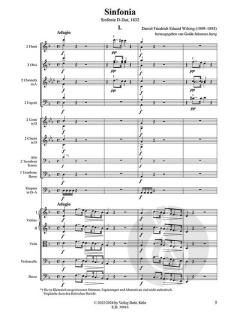 Sinfonie D-Dur von Daniel Friedrich Eduard Wilsing 