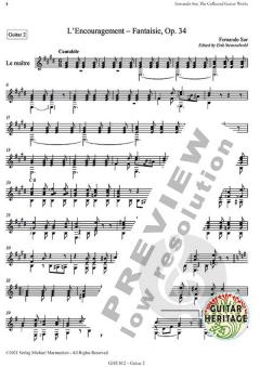 Collected Works for Guitar 12 von Fernando Sor (Download) 