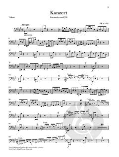 Cembalokonzert Nr. 4 A-dur BWV 1055 von Johann Sebastian Bach 