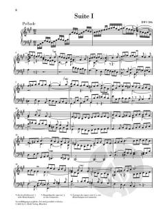 Englische Suite 1 A-dur BW5 806 von Johann Sebastian Bach 