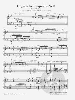Ungarische Rhapsodie Nr. 8 von Franz Liszt 