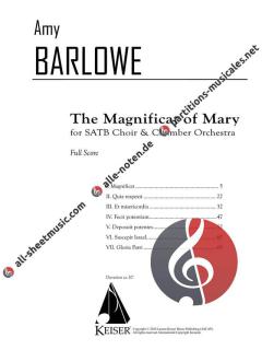 The Magnificat of Mary von Amy Barlowe 
