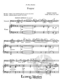 From Jewish Life, No. 1: Prayer von Ernest Bloch 