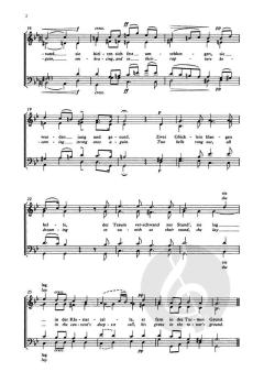 Seven Romantic Partsongs von Peter Cornelius (Download) 