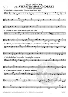 371 vierstimmige Choräle von Johann Sebastian Bach 