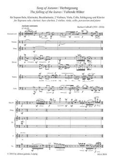 Herbstgesang von Herbert Callhoff 