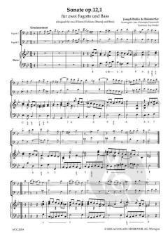 Sonate g-moll op. 12 Nr. 1 von Joseph Bodin de Boismortier 