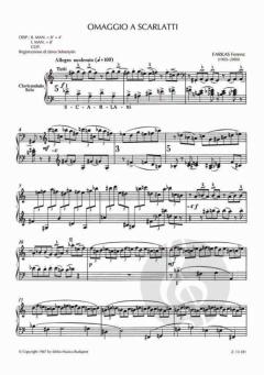 Omaggio A Scarlatti Per Claviczalo Solo von Ferenc Farkas 