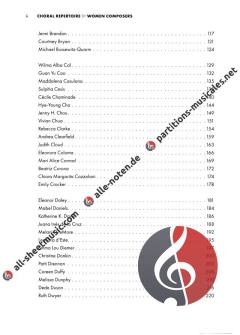 Choral Repertoire by Women Composers 