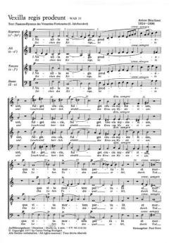 Vexilla regis prodeunt WAB 51 von Anton Bruckner 