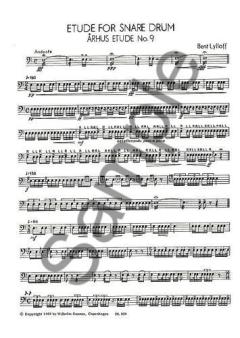 Arhus Etude for Percussion No.9 - Etude for Snare Drum von Bent Lylloff 