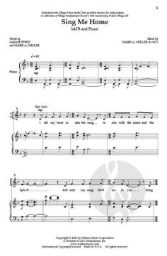 Sing Me Home von Mark A. Miller 