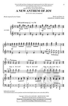 A New Anthem Of Joy von Joseph M. Martin (Download) 