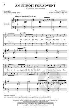 An Introit For Advent von Diane Hannibal (Download) 