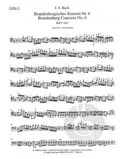 Brandenburgisches Konzert Nr. 6 BWV 1051 von Johann Sebastian Bach 