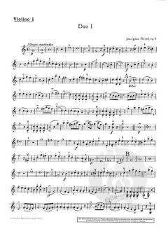 6 leichte Duos op. 8 von Ignaz Pleyel 