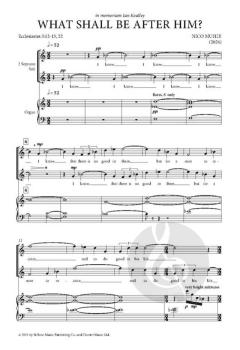 What shall be after him? von Nico Muhly 