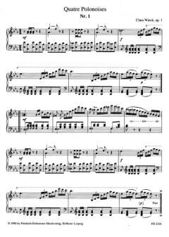 Quatre Polonoises op. 1 von Clara Schumann 