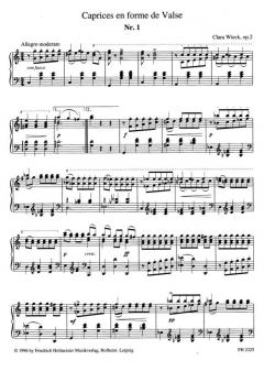 Caprices en forme de Valse op. 2 von Clara Schumann 