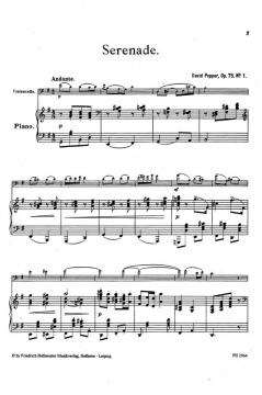 Serenade G-Dur, op. 75/1 von David Popper 