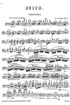 Suite op. 16 von David Popper 