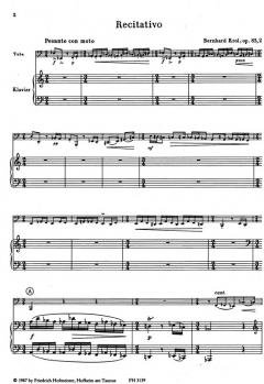 Recitativ und Burla, op. 83,2 von Bernhard Krol 