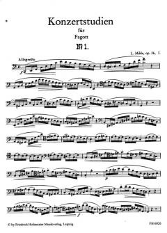 50 Konzertstudien op. 26 - Heft 1 (Ludwig Milde) 