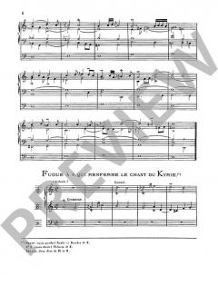 Livre d'Orgue von Nicolas de Grigny 