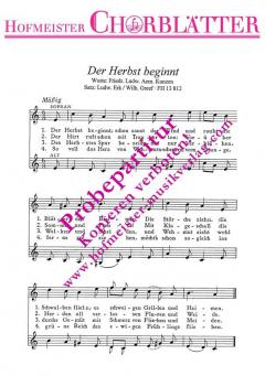 Der Herbst beginnt (Friedrich Ludwig Aemilius Kunzen) 