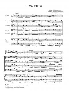 Concerto à cinque D-dur op. 5/3 von Tomaso Giovanni Albinoni 