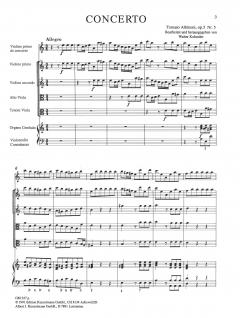 Concerto à cinque a-moll op. 5/5 von Tomaso Giovanni Albinoni 