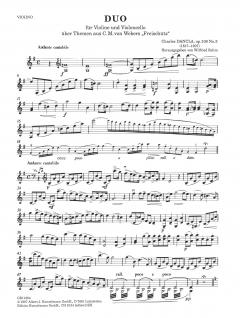 Duo-Album für Violine und Violoncello von Wolfgang Rehm 